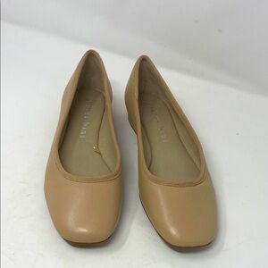 Gianni Bini Nude Square Toe Ballet Flats Size 7.5 Brand New
